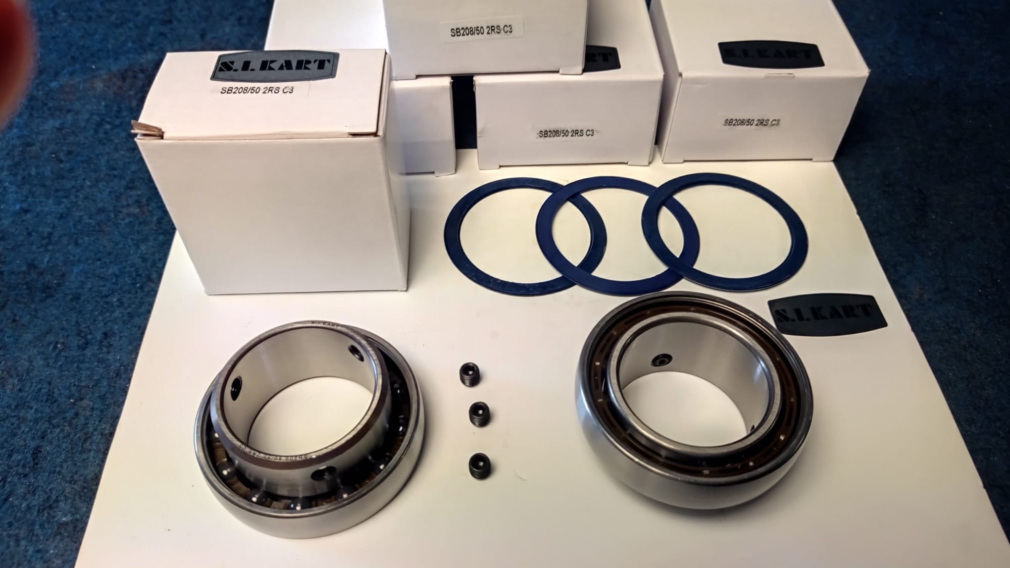 N 3 CUSCINETTI ASSALE 50/80 SFERE IN CERAMICA C3